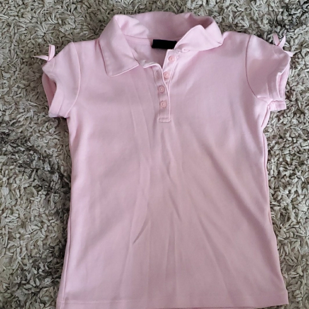 Baby pink polo